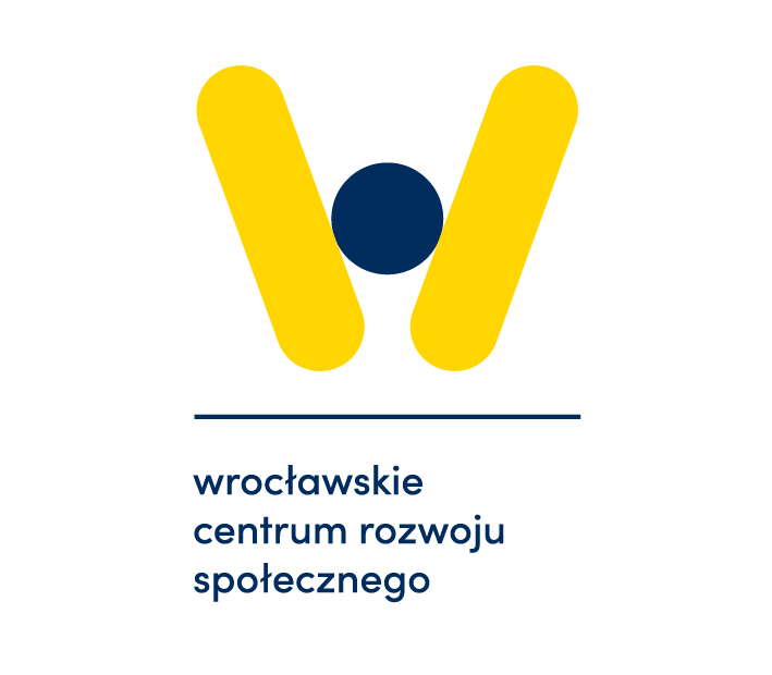 Logo Wrocławskiego Centrum Rozwoju Społecznego.