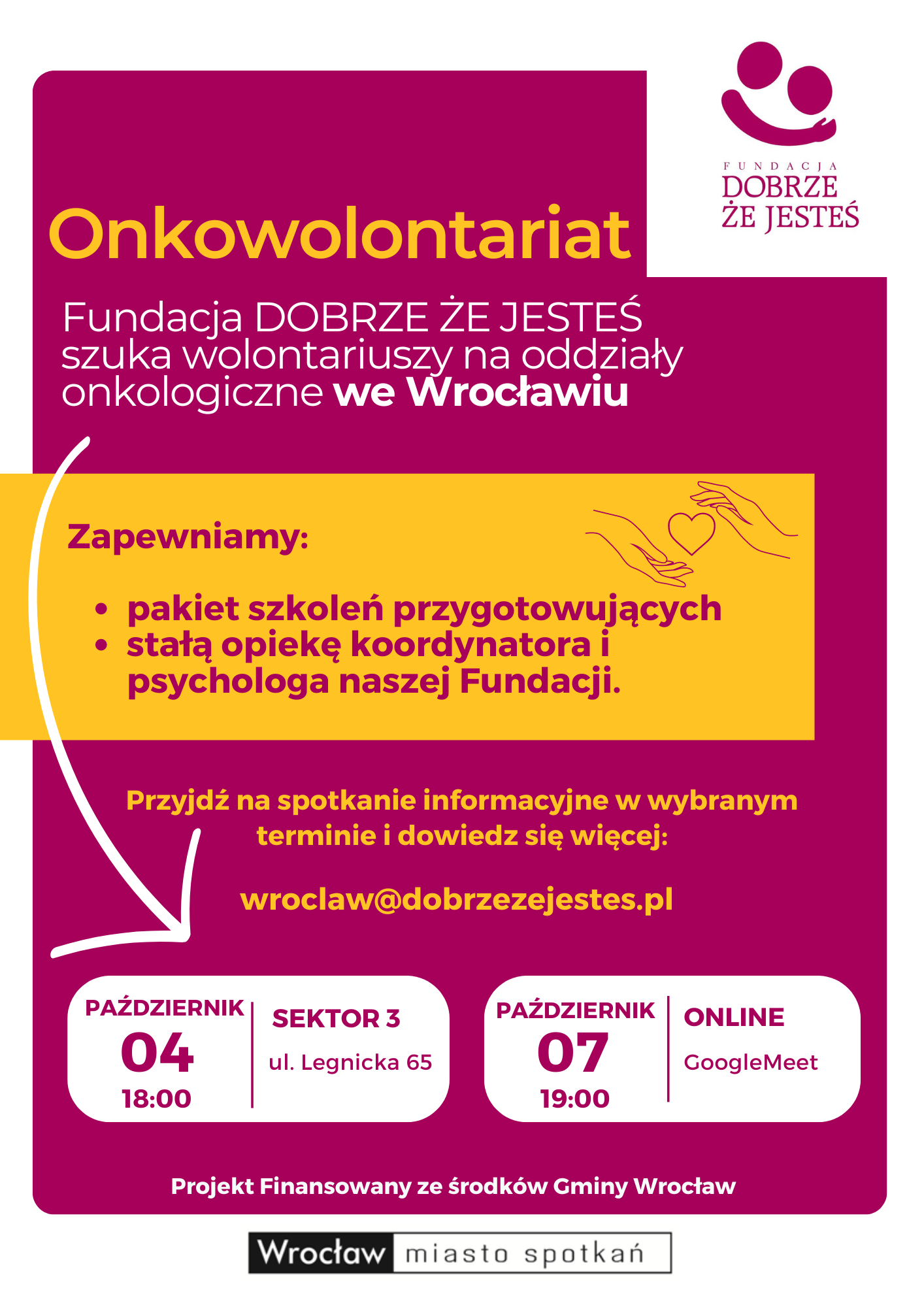 Onkowolontariat – wolontariat szpitalny