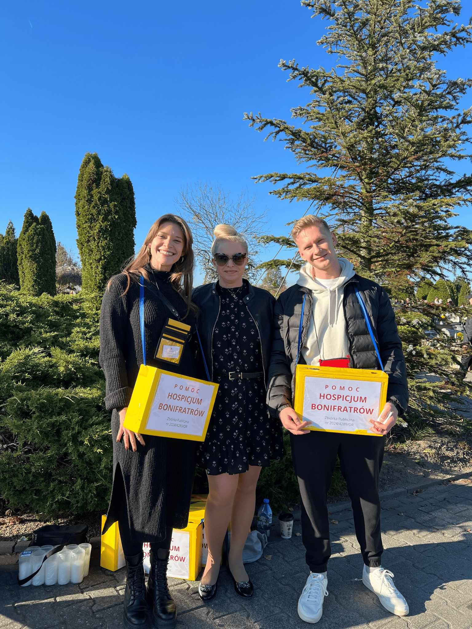 Pomoc przy corocznej zbiórce charytatywnej na rzecz pacjentów Hospicjum Bonifratrów