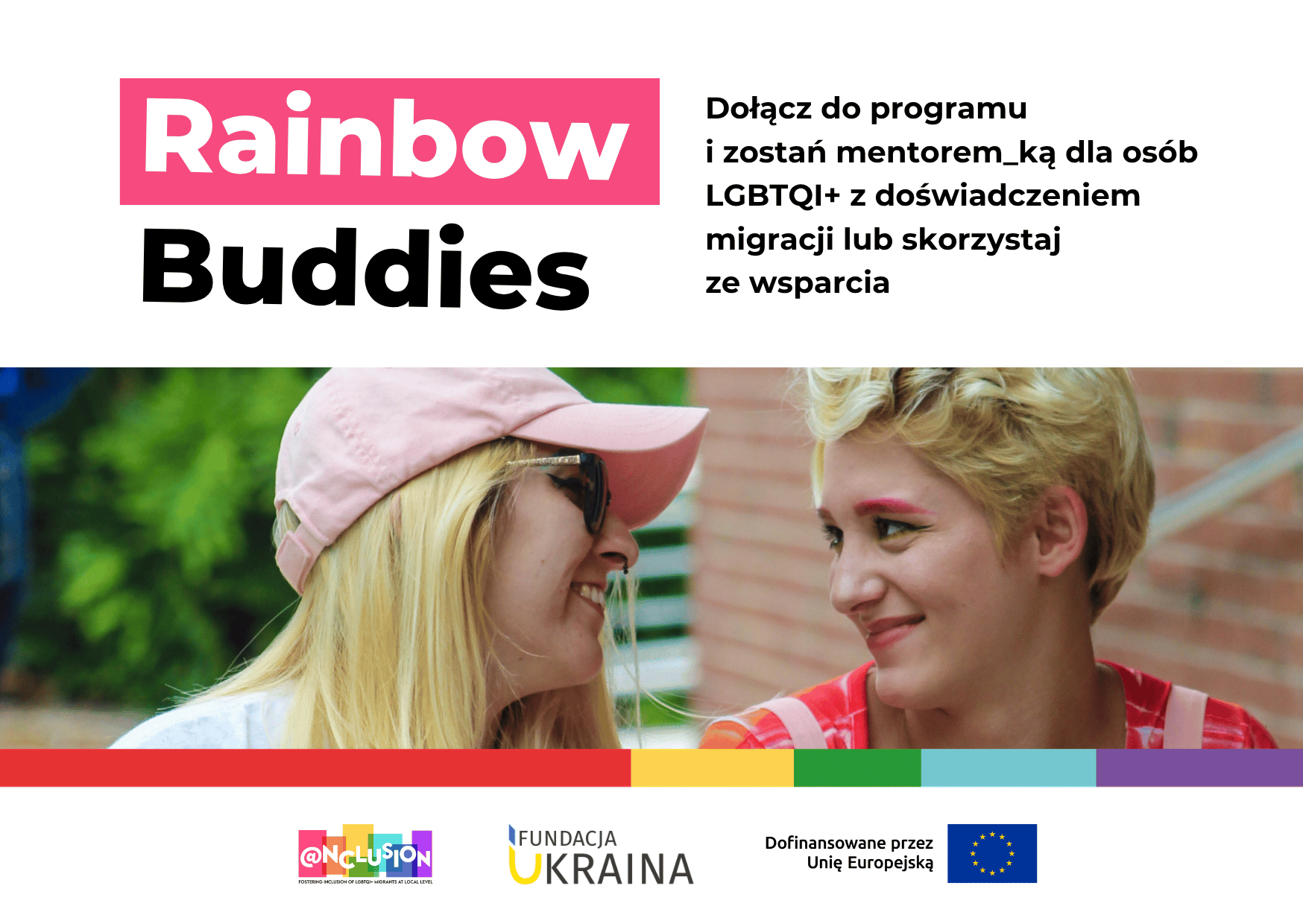 Zostań Rainbow Buddy – wesprzyj osoby LGBTQI+ z doświadczeniem migracji