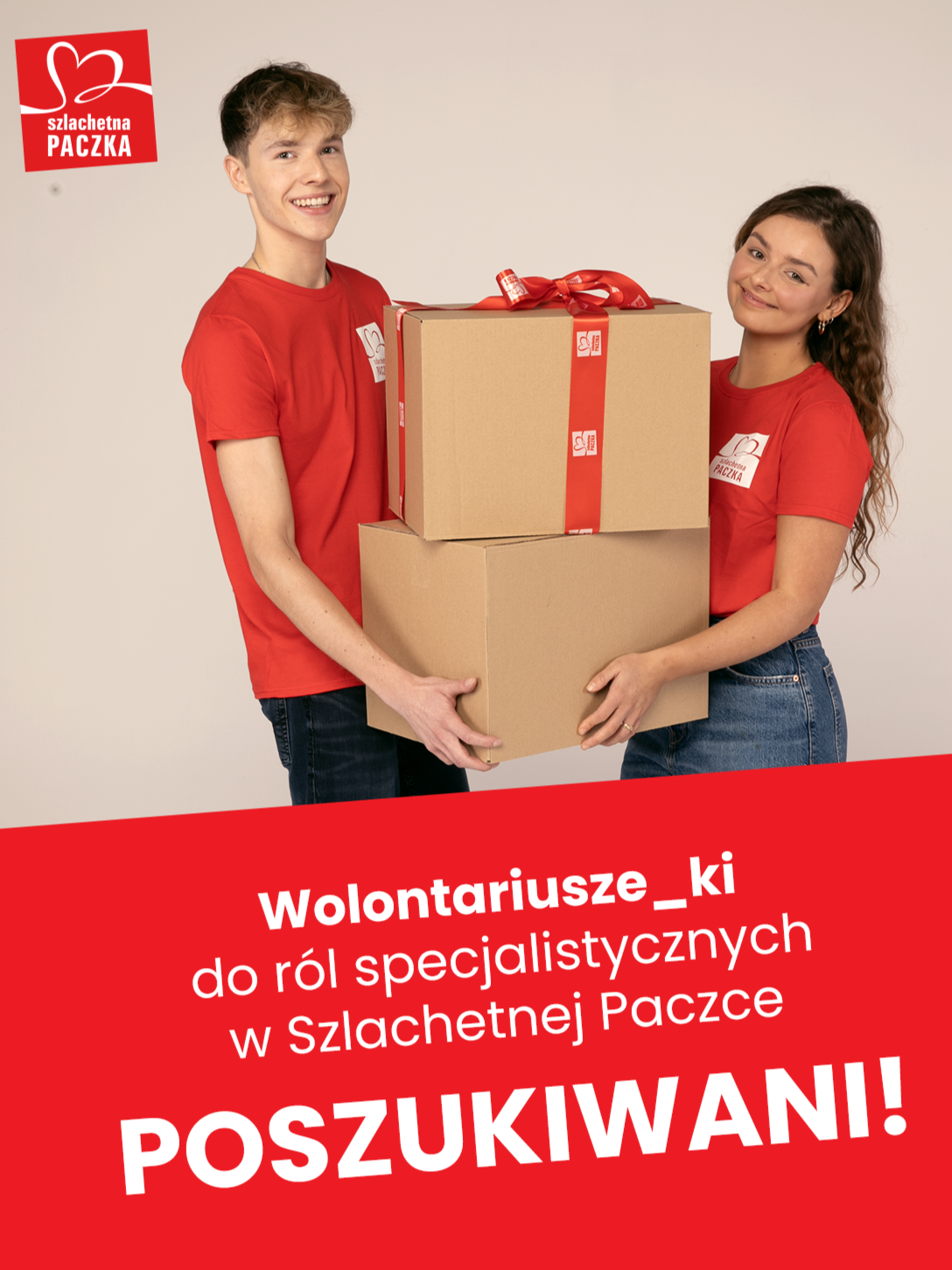 Poszukiwani Wolontariusze do ról specjalistycznych w Szlachetnej Paczce